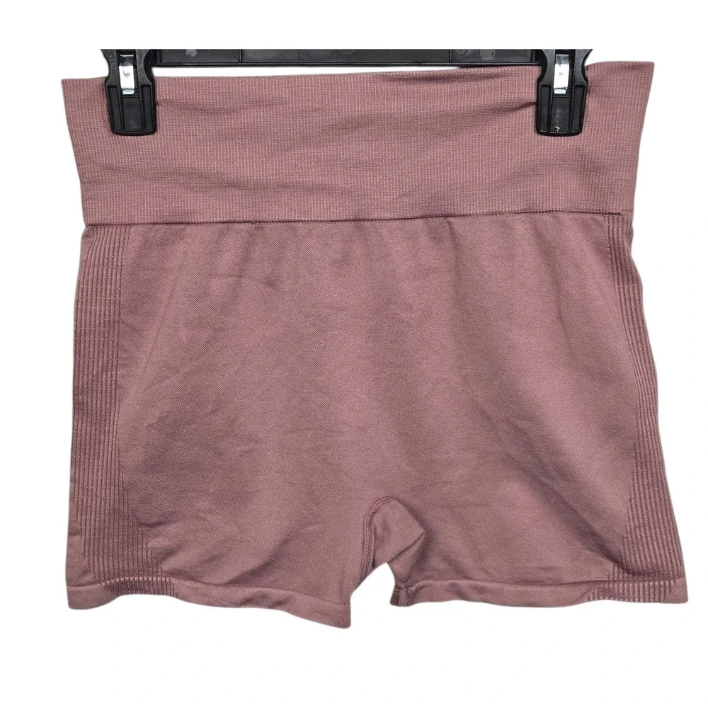 PINK Victoria's Secret Seamless High Waist Athletic‎ Activewear Shorts Large